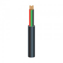 Καλώδιο 100μ NYL HO3VV-F 2X0.50 μαύρο