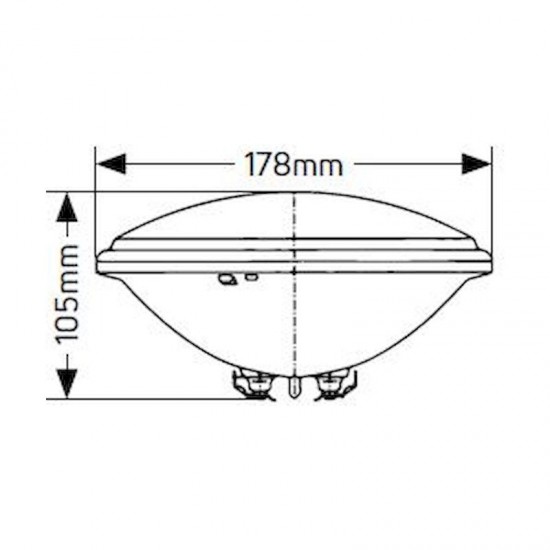 Λάμπα LED Πισίνας PAR56 18W RGB 12V AC-DC IP68 με controller