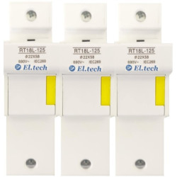 ΑΠΟΖΕΥΚΤΗΣ 22Χ58 3Χ125Α TIRH RT18L-125-3P