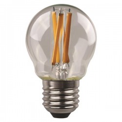 ΛΑΜΠΑ LED ΣΦΑΙΡΙΚΗ CROSSED FILAMENT 2.5W E27 3000K 220-240V