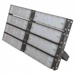 ΠΡΟΒΟΛΕΑΣ LED SMD 8Χ50/400W AC100-240V ΜΑΥΡΟΣ IP65 6500K PLUS