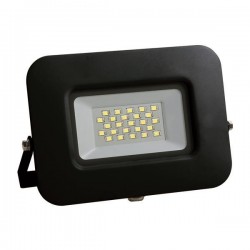 ΠΡΟΒΟΛΕΑΣ LED 20W SMD ΒΑΣΗ 360° ΜΑΥΡΟΣ IP65 4000K PLUS