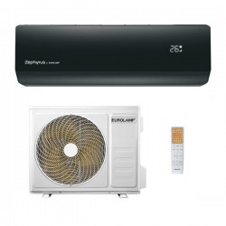 ΚΛΙΜΑΤΙΣΤΙΚΟ 12000BTU ΜΑΥΡΟ WIFI DC INVERTER R32 XA82 ΓΥΑΛΙΝΟ PANEL, 4IN1 FILTER, iFEEL, GOLDEN FINS, 3D AIR, A+++/A++ Zephyrus