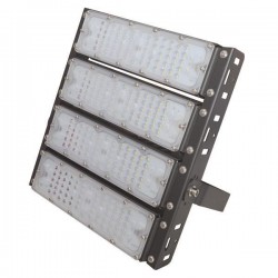 ΠΡΟΒΟΛΕΑΣ LED SMD 4Χ50/200W AC100-240V ΜΑΥΡΟΣ IP65 4000K PLUS