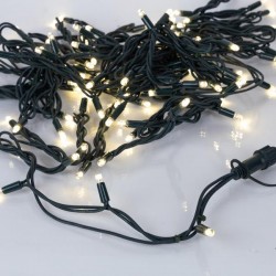 ΣΕΙΡΑ, 100 LED 5mm ΜΕ ΚΑΠΑΚΙΑ, 230V, 3 ΕΠΕΚΤΑΣΕΙΣ ΕΩΣ 25 ΣΕΤ, ΠΡΑΣΙΝΟ ΚΑΟΥΤΣΟΥΚ ΚΑΛΩΔΙΟ, DAYLIGHT LED, ΑΝΑ 10cm, ΠΡΟΕΚΤΑΣΗ ΠΑΡΟΧΗΣ 1,5m, ΙΡ67