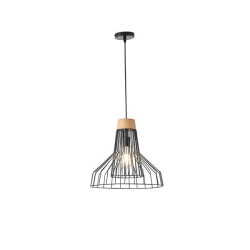 ΦΩΤΙΣΤΙΚΟ ΚΡΕΜΑΣΤΟ ΜΕΤΑΛΛΟ 1XE27  MAX 15W 360X360X1380mm ΜΑΥΡΟ ARTE ILLUMINA OGGI