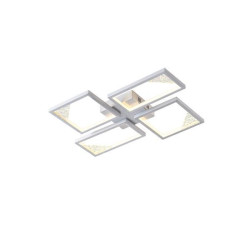 ΦΩΤΙΣΤΙΚΟ ΟΡΟΦΗΣ ΑΛΟΥΜΙΝΙΟ LED 36W 3000K 900Lm 450X580X55mm ΜΑΥΡΟ ARTE ILLUMINA SQUARE