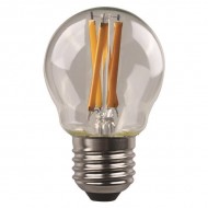 ΛΑΜΠΑ LED ΣΦΑΙΡΙΚΗ CROSSED FILAMENT 4.2W E27 3000K 220-240V