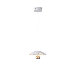 ΦΩΤΙΣΤΙΚΟ ΚΡΕΜΑΣΤΟ ΑΛΟΥΜΙΝΙΟ LED 8W 3000Κ 400Lm Φ230mm ΧΡΥΣΟ ARTE ILLUMINA ENIGMA