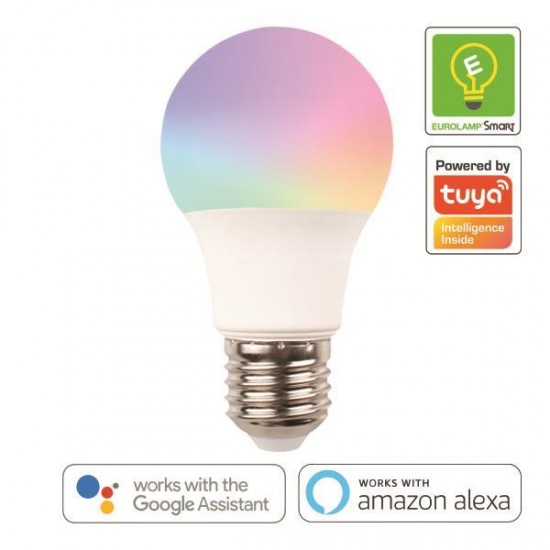 ΛΑΜΠΑ LED SMART WiFi 9W Ε27 RGBW 220-240V