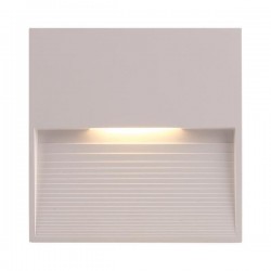 ΑΠΛΙΚΑ ΤΟΙΧΟΥ SLIM LED 3W 120x120x12 3000K IP65 ΛΕΥΚΗ PLUS