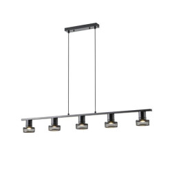 ΣΠΟΤ ΟΡΟΦΗΣ ΜΕ ΔΙΧΤΥ ΠΕΝΤΑΠΛΟ  GU10 1180X100X1180mm ΜΑΥΡΟ ARTE ILLUMINA