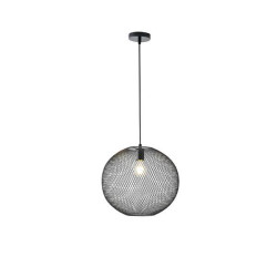 ΦΩΤΙΣΤΙΚΟ ΚΡΕΜΑΣΤΟ ΜΕΤΑΛΛΟ 1XE27  MAX 15W 250X250X1280mm ΜΑΥΡΟ ARTE ILLUMINA OGGI