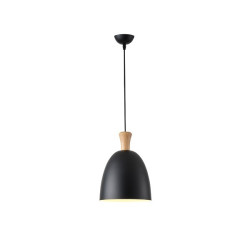 ΦΩΤΙΣΤΙΚΟ ΚΡΕΜΑΣΤΟ ΜΕΤΑΛΛΟ 1XΕ27 MAX 15W 230X230mm ΜΑΥΡΟ ARTE ILLUMINA SIMPLO