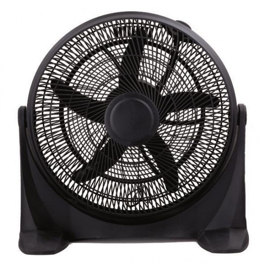 ΑΝΕΜΙΣΤΗΡΑΣ BOX FAN ΣΤΡΟΓΓΥΛΟΣ ΜΑΥΡΟΣ Φ50 100W