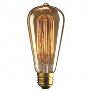 ΛΑΜΠΑ ΝΗΜΑΤΟΣ EDISON ST64 25W Ε27 220-240V