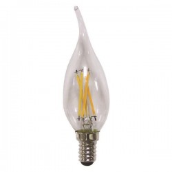 ΛΑΜΠΑ LED ΚΕΡΙ ΜΥΤΗ CROSSED FILAMENT 4.2W E14 2700K 220-240V DIMMABLE