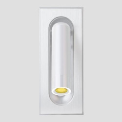 ΑΠΛΙΚΑ ΤΟΙΧΟΥ ΧΩΝΕΥΤΗ LED 3W 3000Κ Α170 ΛΕΥΚΗ