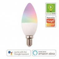 ΛΑΜΠΑ LED SMART WiFi ΚΕΡΙ 6W Ε14 RGBW 220-240V