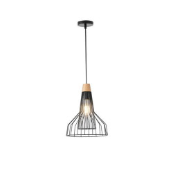 ΦΩΤΙΣΤΙΚΟ ΚΡΕΜΑΣΤΟ ΜΕΤΑΛΛΟ 1XE27  MAX 15W 260X260X1370mm ΜΑΥΡΟ ARTE ILLUMINA OGGI