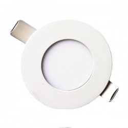 ΦΩΤΙΣΤΙΚΟ ΧΩΝΕΥΤΟ LED SLIM Φ85 3W 6500K ΛΕΥΚΟ PLUS