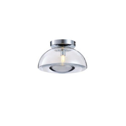 ΠΛΑΦΟΝΙΕΡΑ ΓΥΑΛΙΝΗ G9 MAX 25W 230X230X150mm ΑΣΗΜΙ ARTE ILLUMINA CLEAR