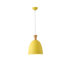 ΦΩΤΙΣΤΙΚΟ ΚΡΕΜΑΣΤΟ ΜΕΤΑΛΛΟ 1XΕ27 MAX 15W 230X230mm ΚΙΤΡΙΝΟ ARTE ILLUMINA SIMPLO