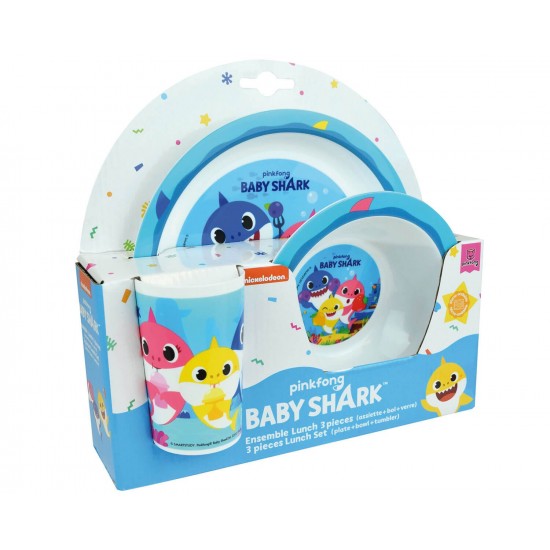 Baby Shark παιδικό σερβίτσιο φαγητού (005976)