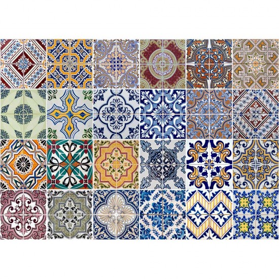 Azulejos L πλάτη προστασίας τοίχου εστιών κουζίνας (67202)