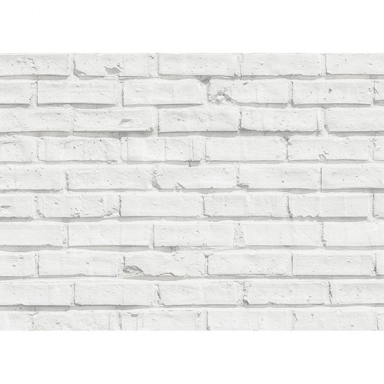 White Bricks L πλάτη προστασίας τοίχου εστιών κουζίνας (67214)