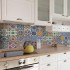 Azulejos πλάτη προστασίας τοίχων κουζίνας και μπάνιου (67324)