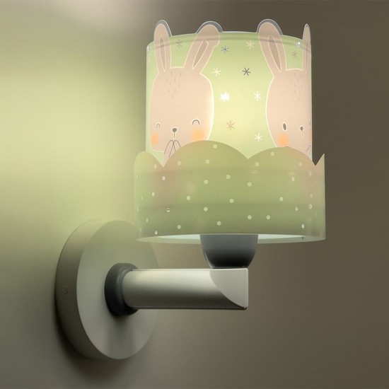 Baby Bunny Green απλίκα τοίχου διπλού τοιχώματος (61159[H])