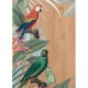 Red & Green Parrots πίνακας ξύλου ML (21458)