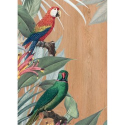 Red & Green Parrots πίνακας διακόσμησης L (21658)