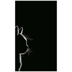 Silhouette Cat μαυροπίνακας Plexi Fun ML (71109)